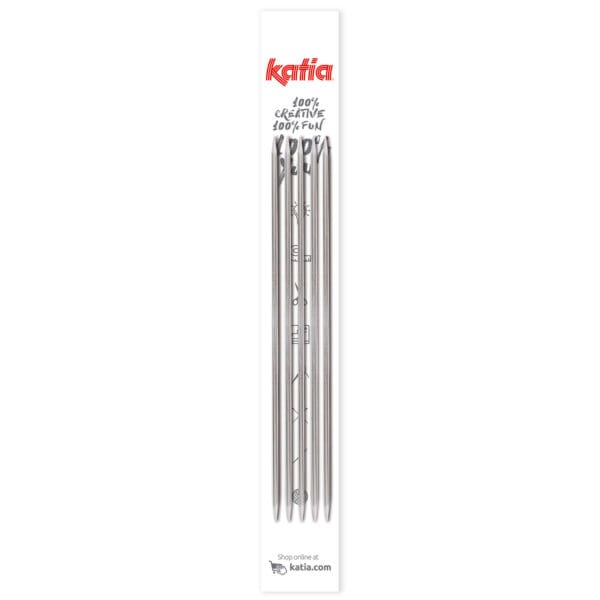Agujas doble punta aluminio 20cm