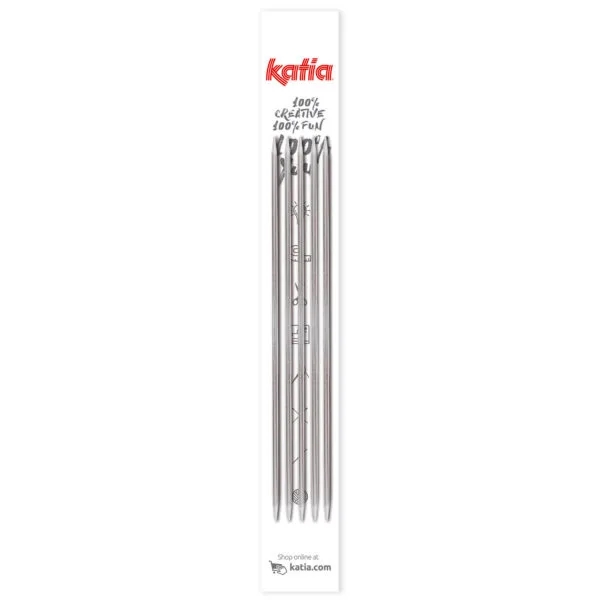 Agujas doble punta aluminio 20cm